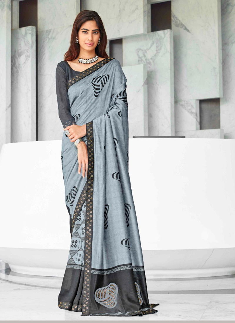 Swarouski Vol 3 Heavy Georgette Swarovski Work Designer Party Wear Sarees Collection 9689-9696
